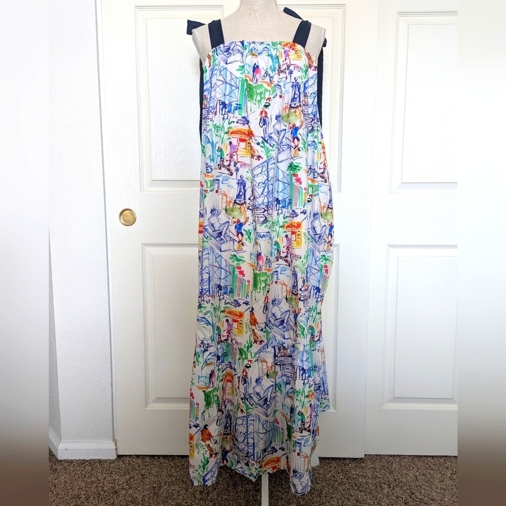Colorful Abstract Maxi Dress - Picture 5 of 11